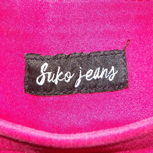 Suko Jeans Bright Pink tapered fit pants Pull On - Picture 5 of 7